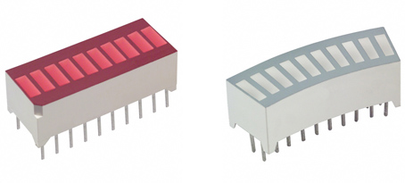 Bar graph displays made by Lite-On and Lumex